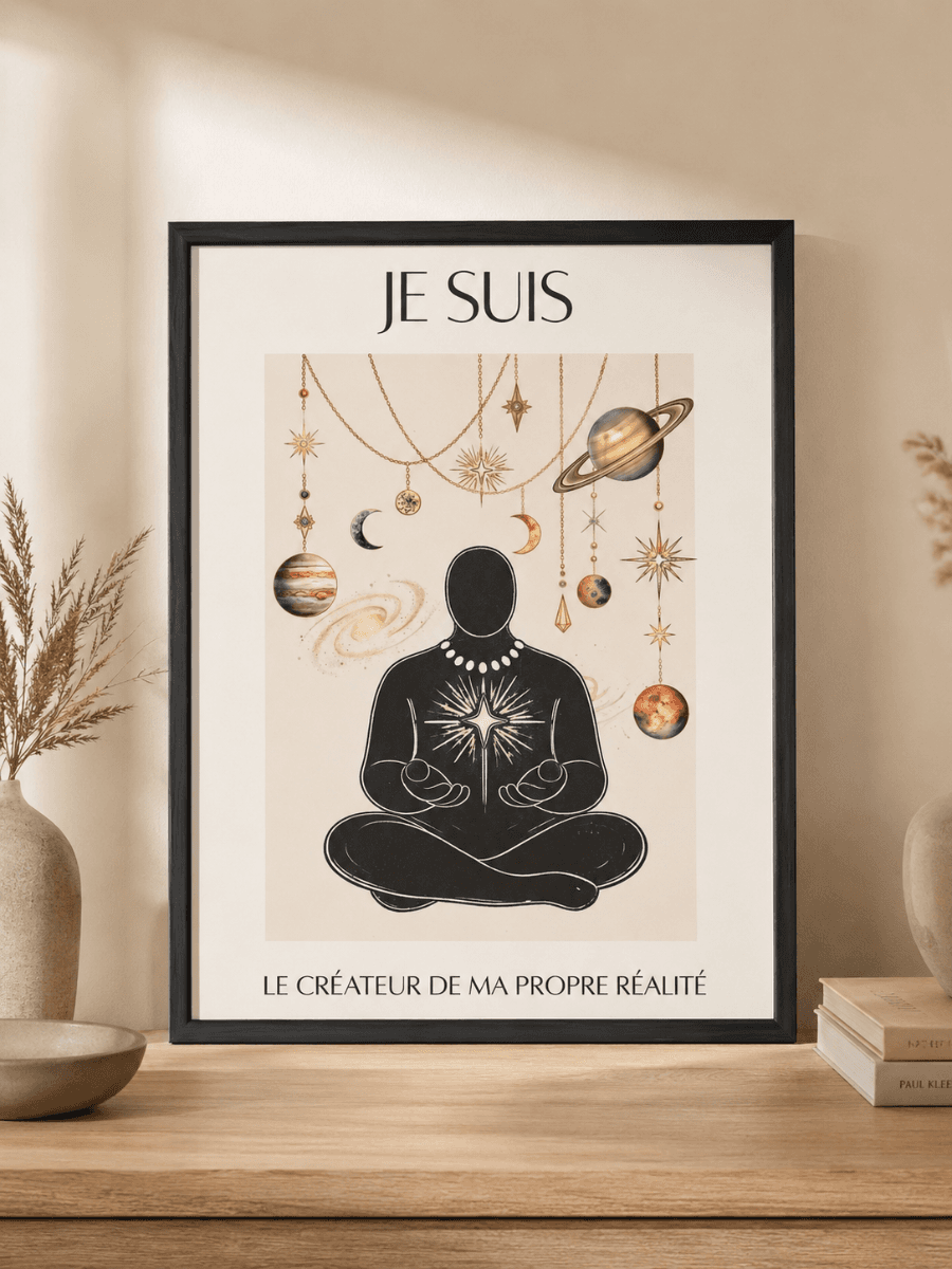 Manifestation & Énergie Céleste (30x40 cm)