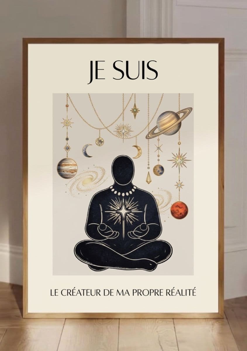 Manifestation & Énergie Céleste (30x40 cm) - Image 2